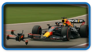 How To Race Fastest Camera Drone Vs F1 Car Max Verstappen