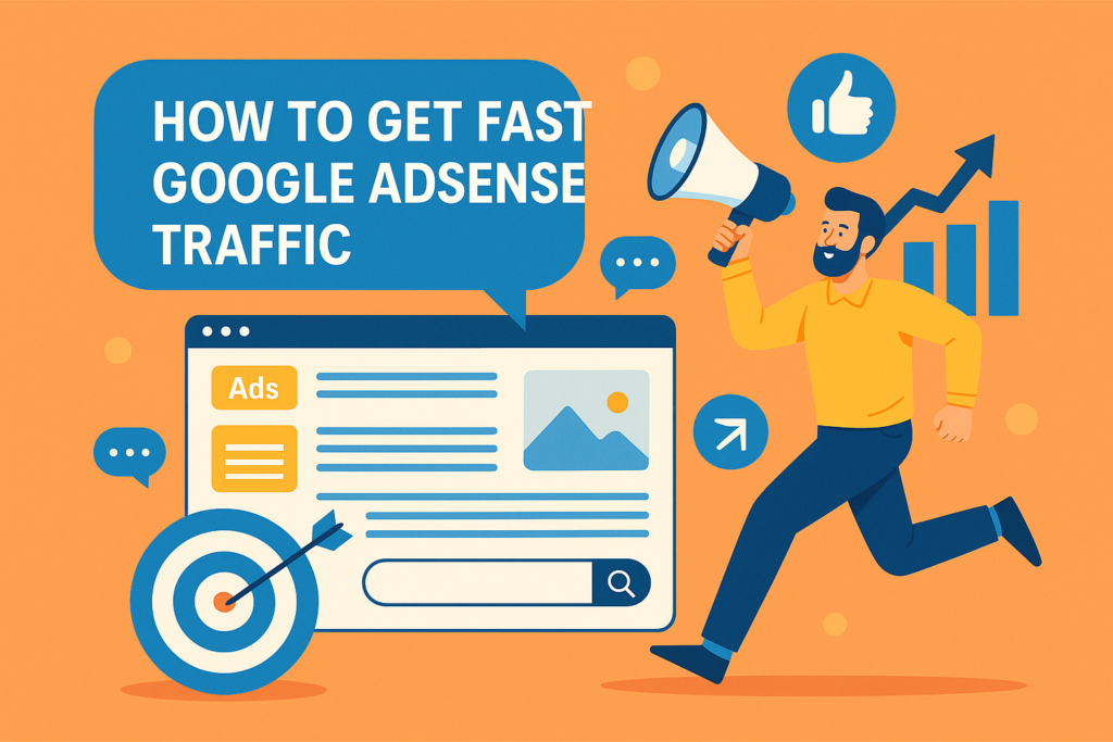 How to Get Fast Google AdSense Traffic