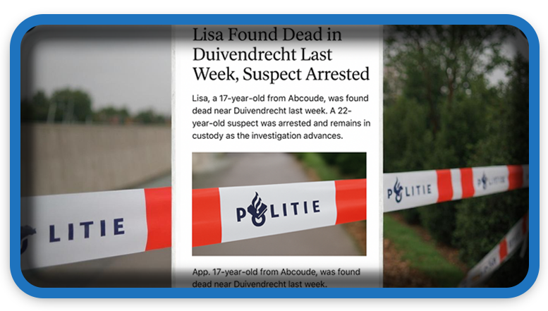 Lisa, a 17-year-old Found Dead