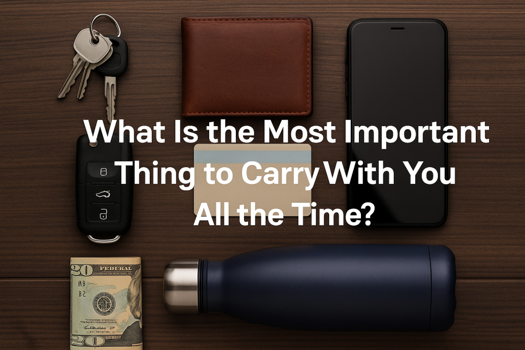 The Most Important Thing to Carry at All Times