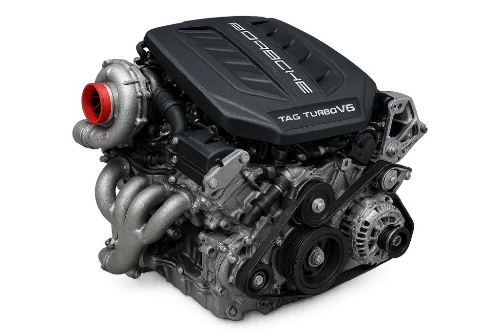 Porsche TAG Turbo V6 engine