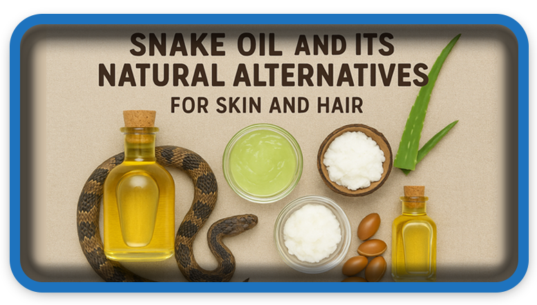 Snake Oil and Its Natural Alternatives for Skin and Hair