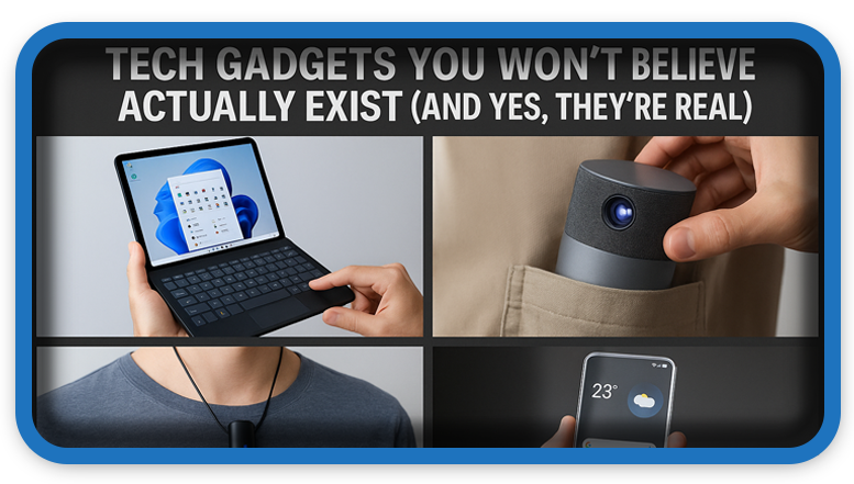 Tech Gadgets You Won’t Believe Actually Exist