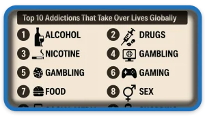 Top 10 Addictions That Take Over Lives Globally