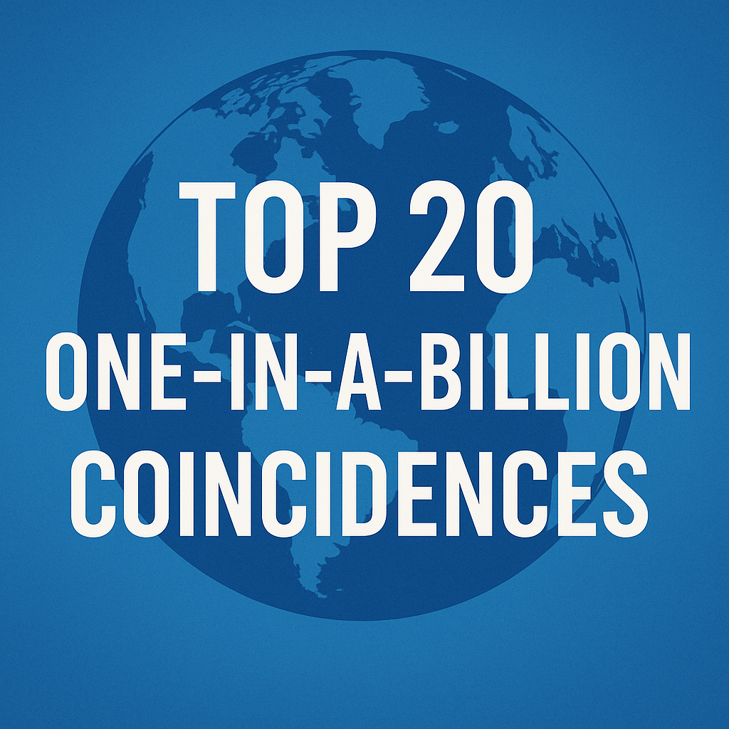 Top 20 One-in-a-Billion Coincidences That Will Blow Your Mind