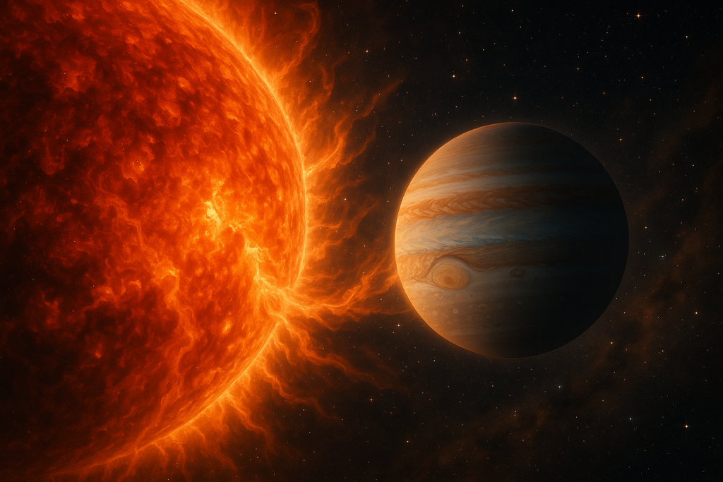 What Happens to Outer Planets When the Sun Expands