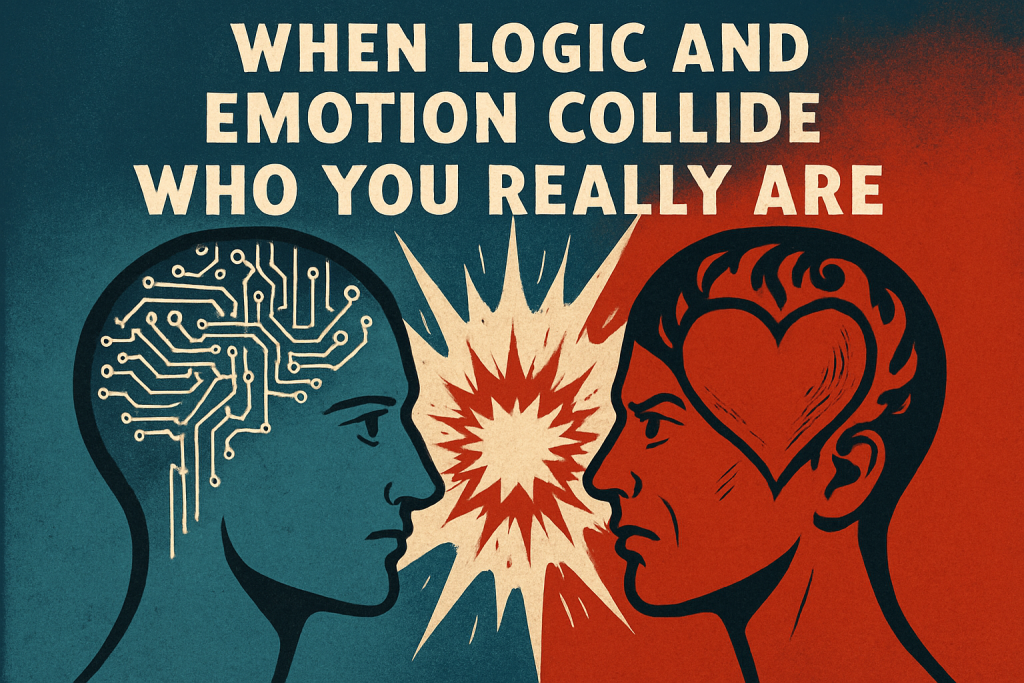 When Logic and Emotion Collide Who You Really Are