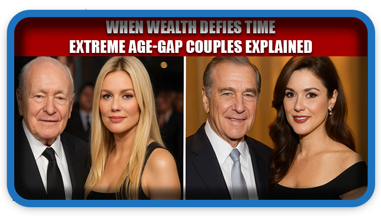 When Wealth Defies Time Extreme Age-Gap Couples Explained