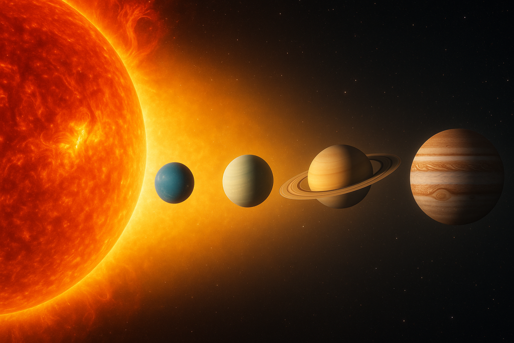 What Happens to Outer Planets When the Sun Expands