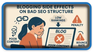Blogging Side Effects on Bad SEO Structure