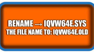 How to Fix iqvw64e.sys A Driver Cannot Load on Device on Win 11