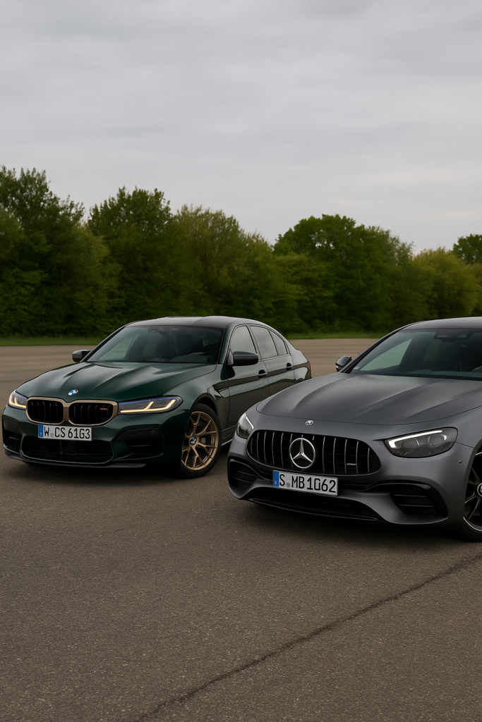 BMW M5 CS and the Mercedes-AMG E63 S