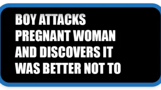 Boy attacks pregnant woman and discovers it was better not to