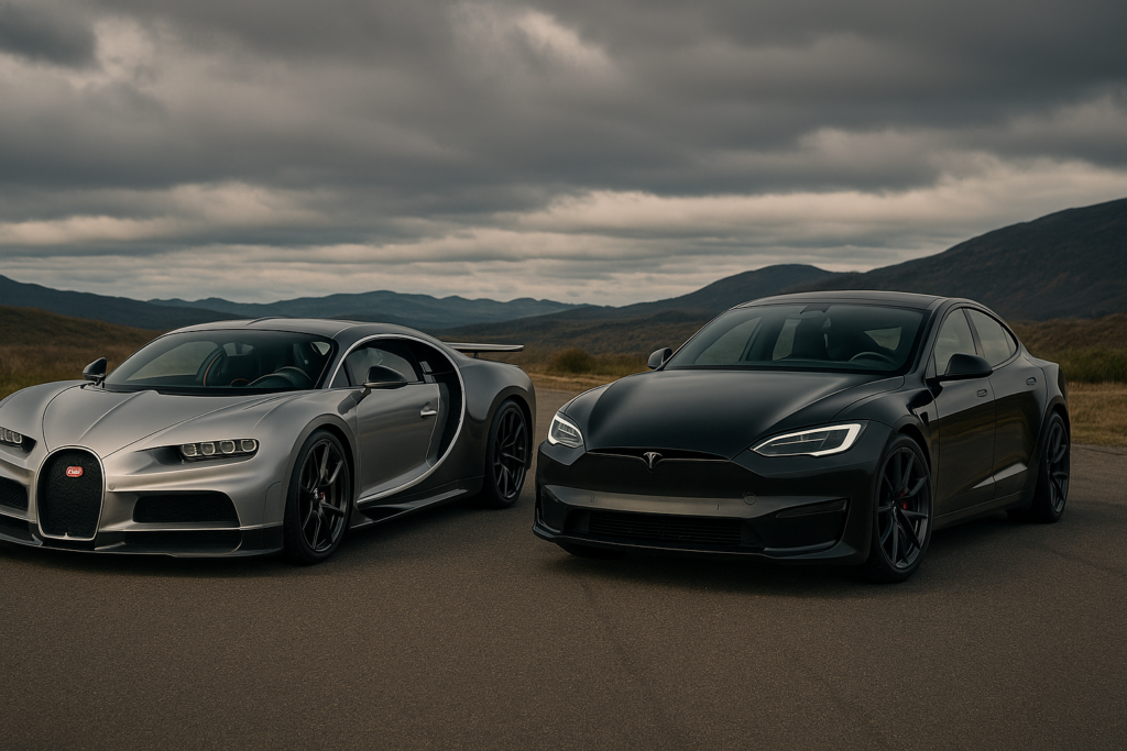Bugatti vs Tesla A Battle of Specs and Innovation