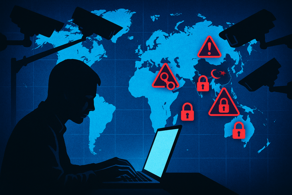 Countries with the Highest Number of Arrests for Online Comments