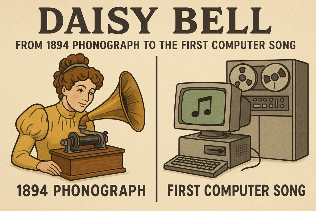 Daisy Bell – From 1894 Phonograph to the First Computer Song