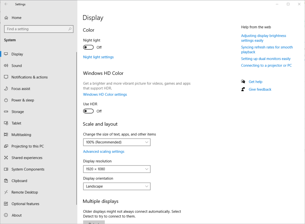 Open Windows Settings