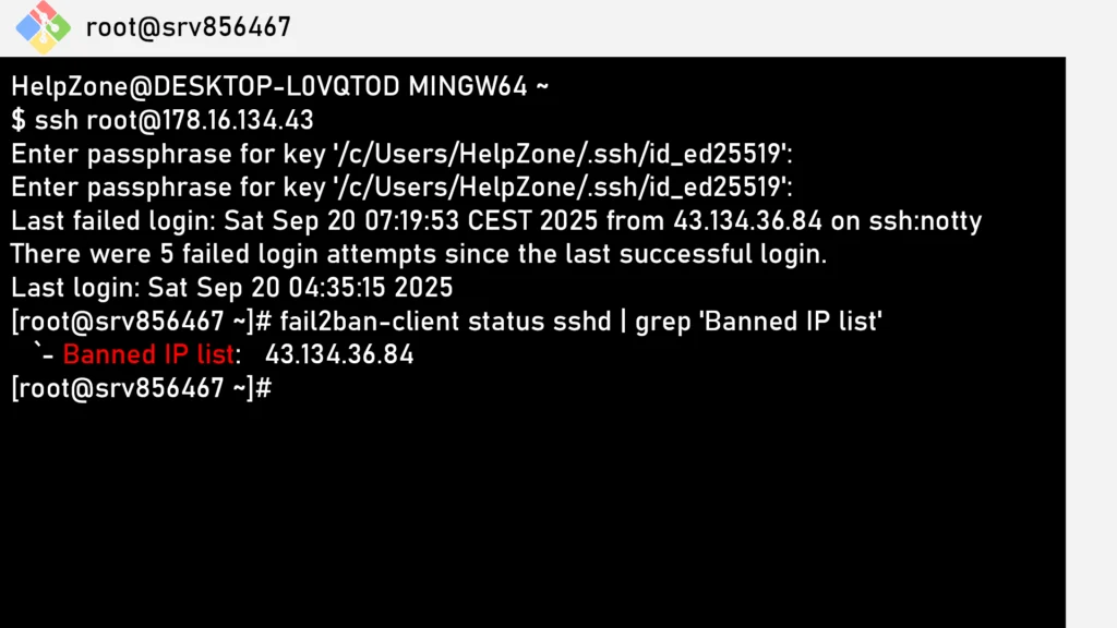 Fail2ban Installation and Settings – Step by Step Commands