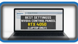 How To Make Best Settings Control Panel RTX 4050