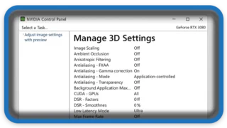 How To Make Best Settings Nvidia Control Panel RTX 3080