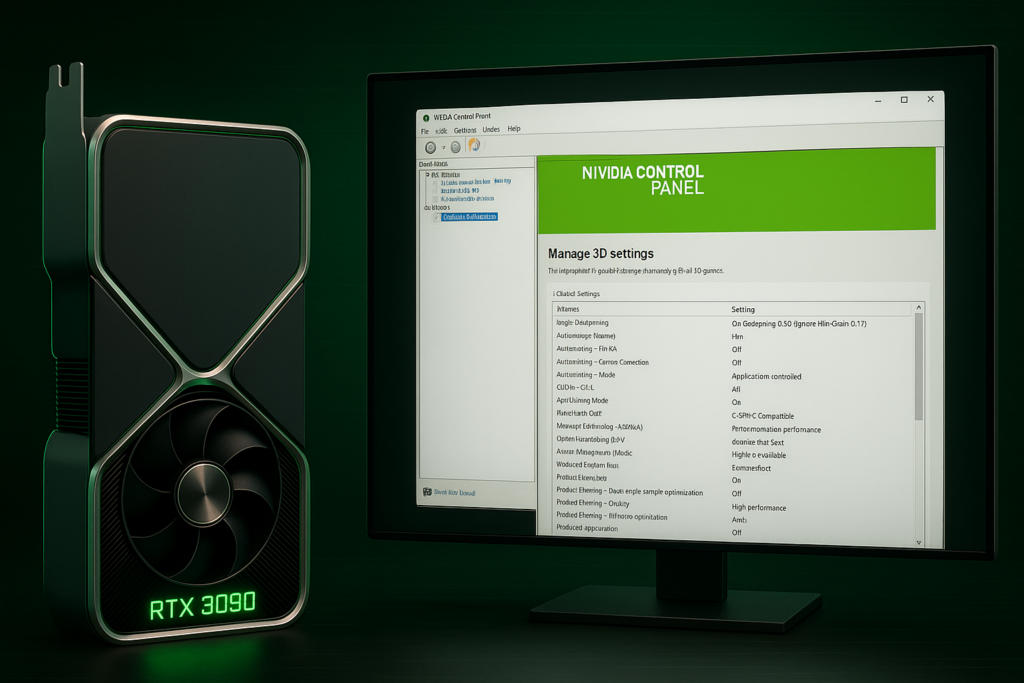 How To Make Best Settings Nvidia Control Panel RTX 3090