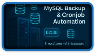 How to Backup MySQL Cronjob for Daily Dumps + Cleanup