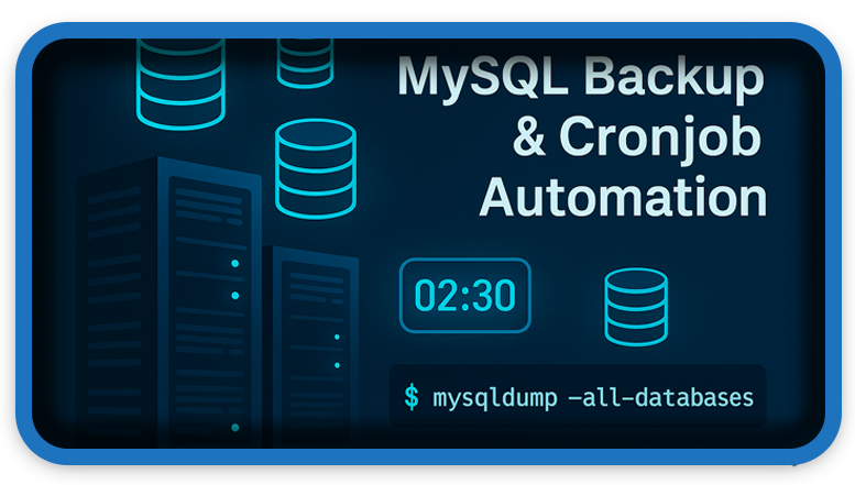 How to Backup MySQL Cronjob for Daily Dumps + Cleanup