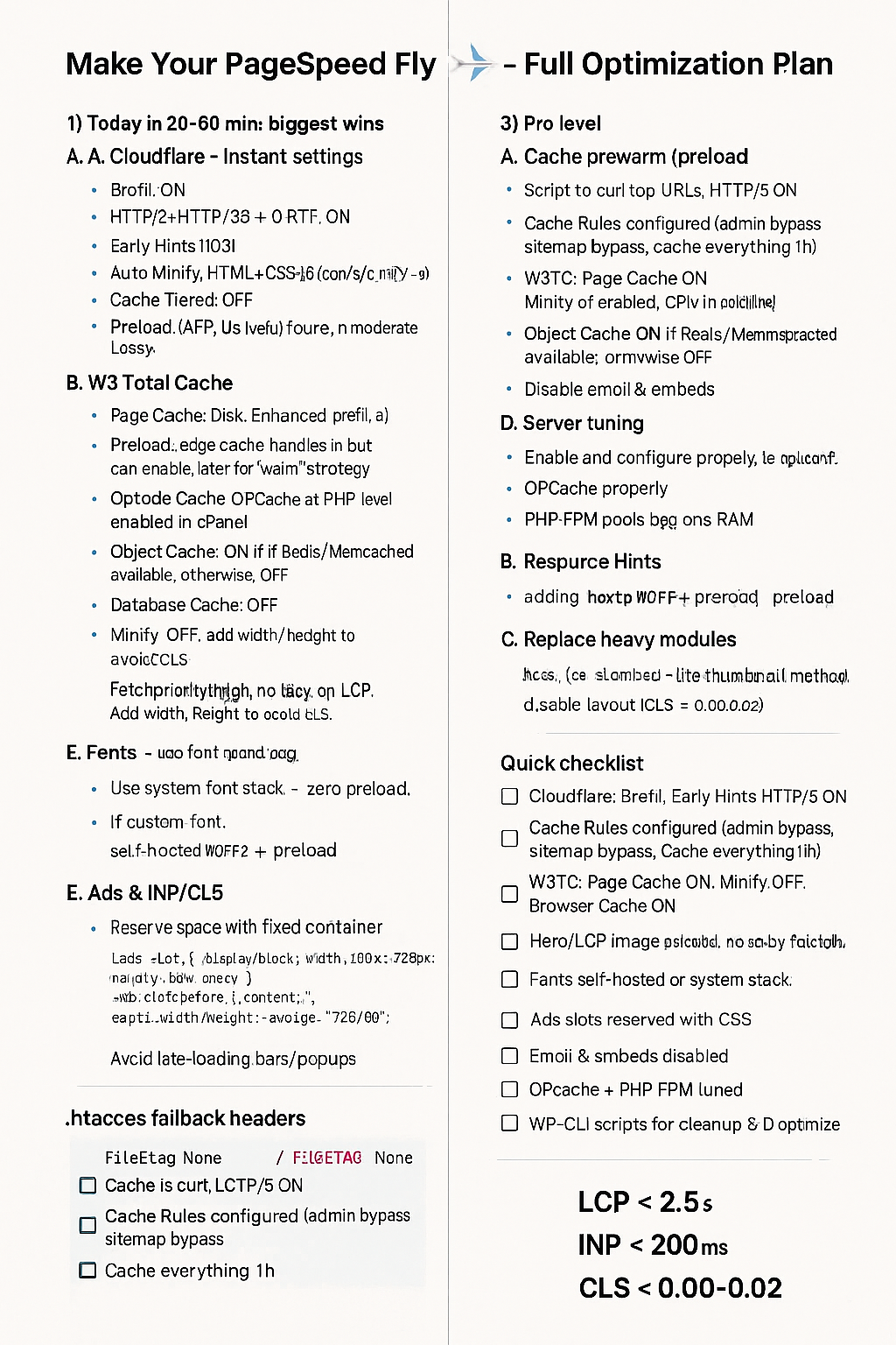 How to Make Your Website Fly