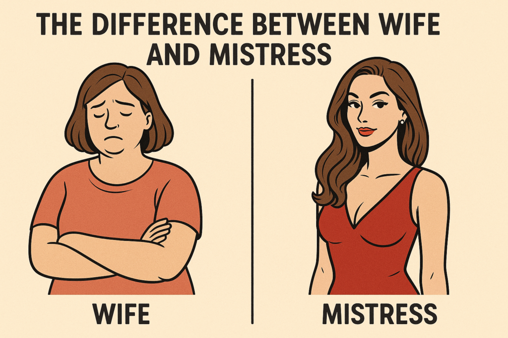 How To See The Difference Between Wife and Mistress