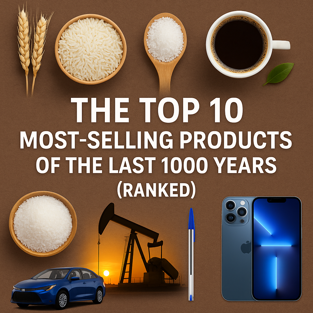 The Top 10 Most-Selling Products of the Last 1000 Years