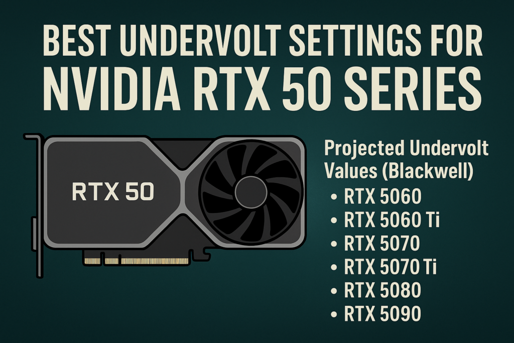 Top of the Best Undervolt Settings for NVIDIA RTX 50 Series