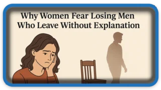 Why Women Fear Losing Men Who Leave Without Explanation