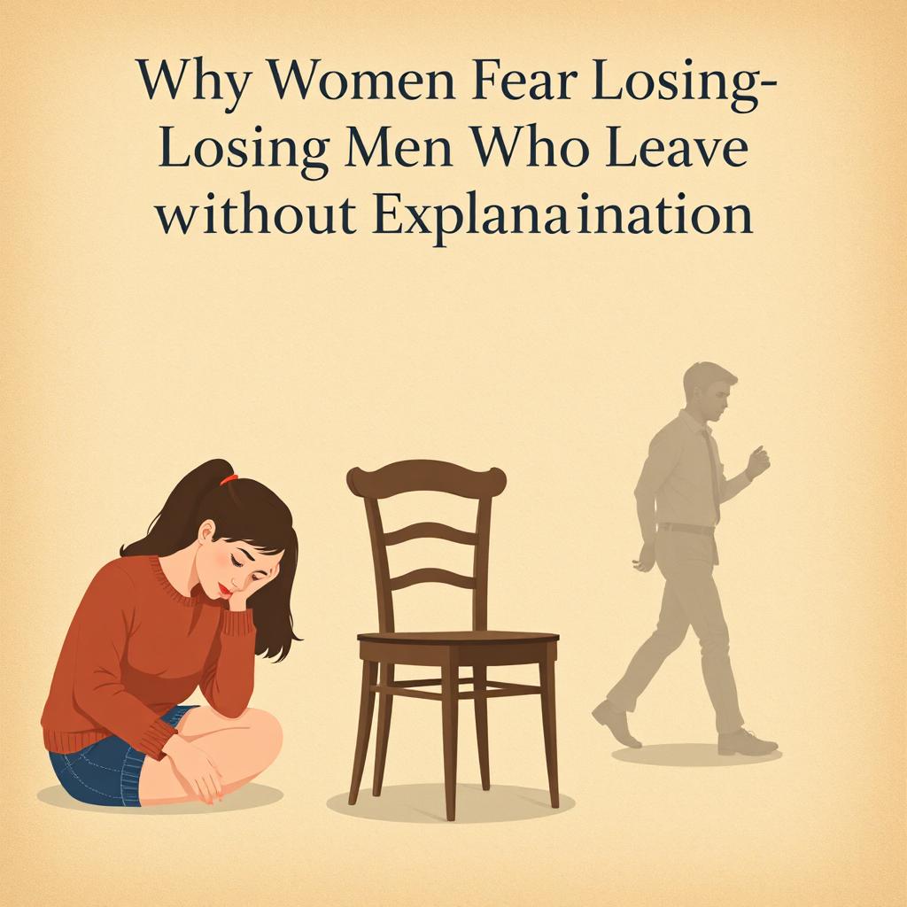 Why Women Fear Losing Men Who Leave Without Explanation