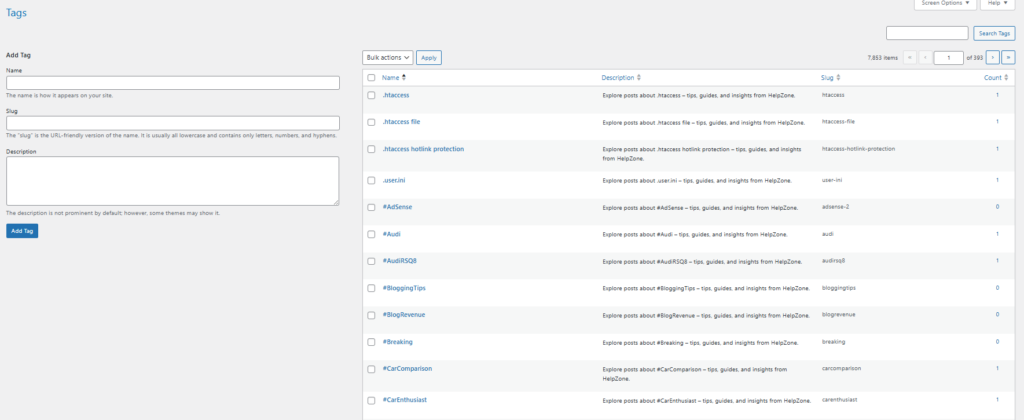 Auto-Generate Tag Descriptions in WordPress (Fast, Safe, and 100% AdSense-Friendly)