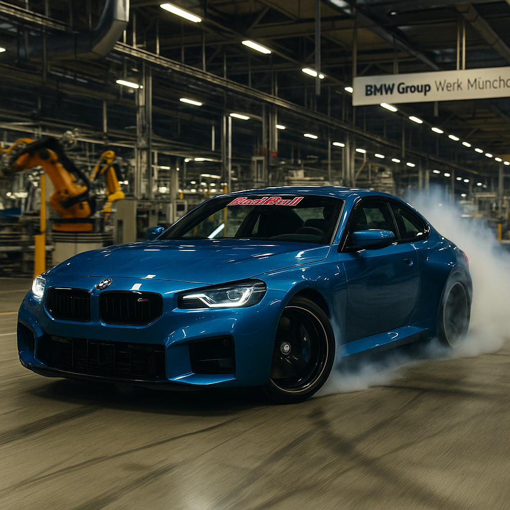 BMW M2 Drifts Through BMW Group Plant Munich