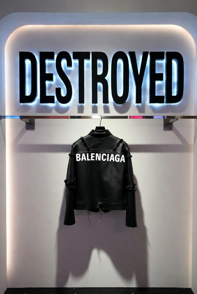 Balenciaga’s $950 Destroyed Jacket