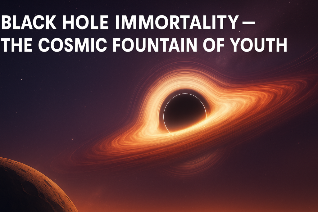 Black Hole Immortality – The Cosmic Fountain of Youth