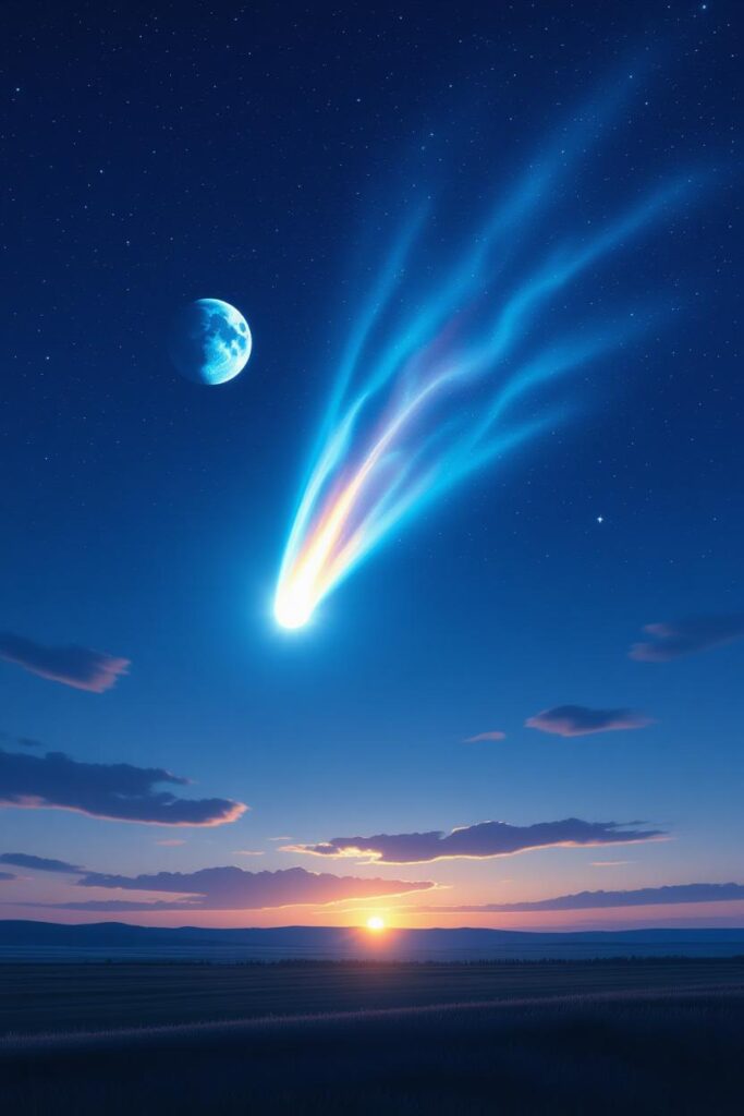 Comet Passing Earth in 2025