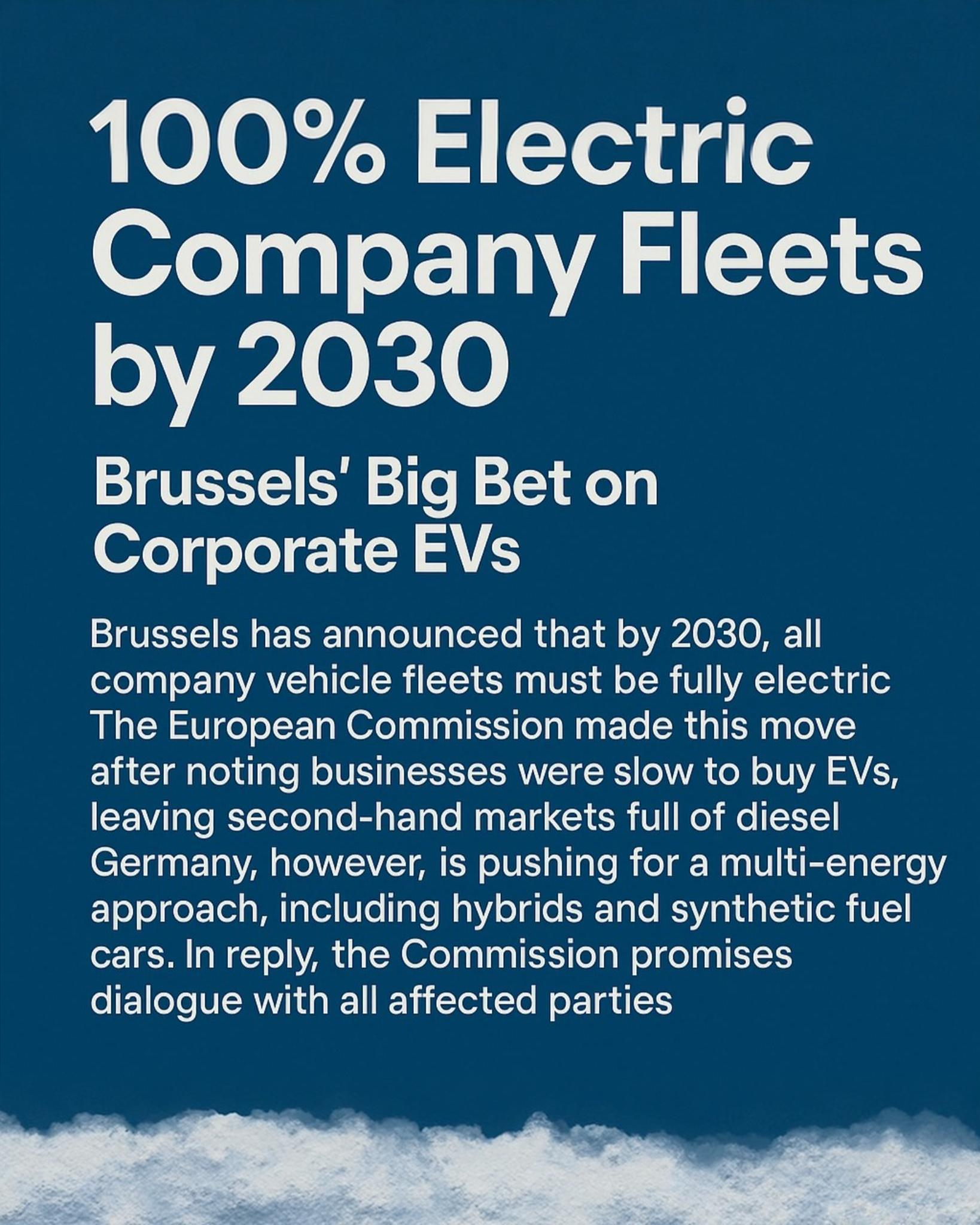 Electric Company Fleets by 2030 Brussels