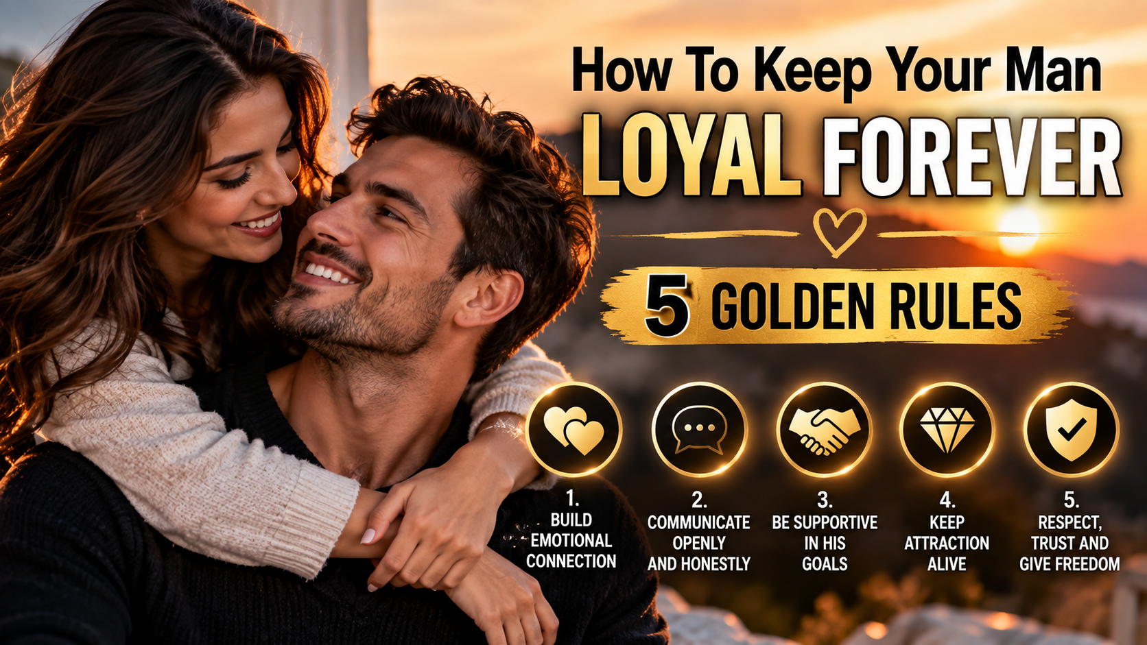 How To Keep Your Man Loyal Forever 5 Golden Rules