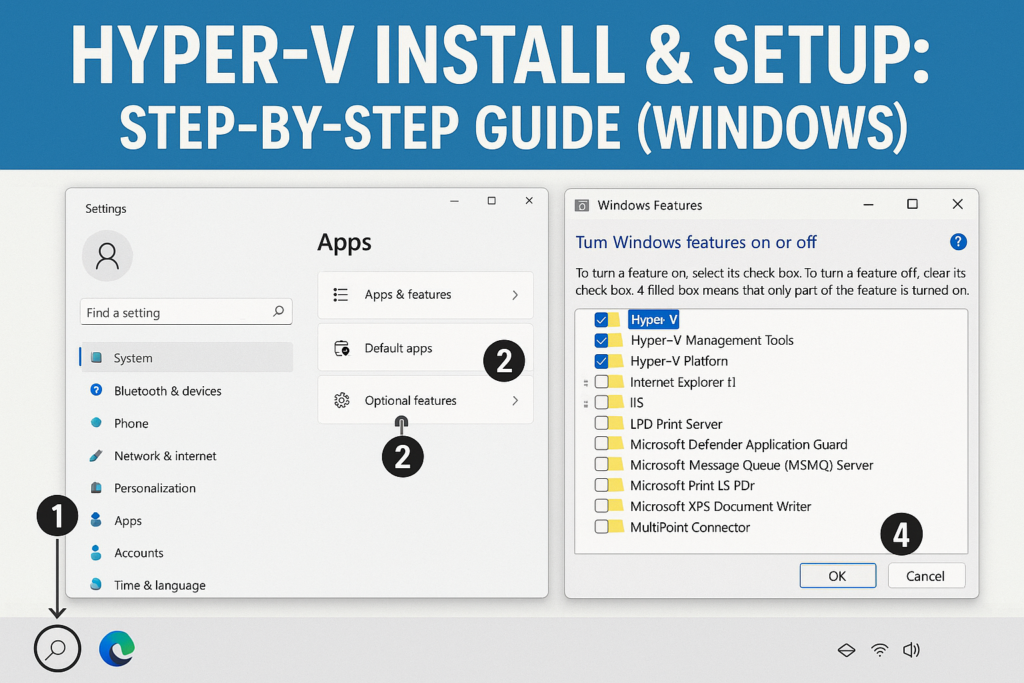 Hyper-V Install & Setup Step-by-Step Guide