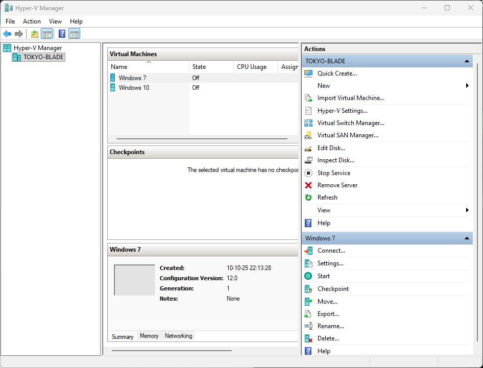 Hyper-V Install & Setup