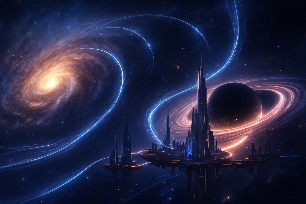 Imagining a Type III Civilization That Burns Galaxies