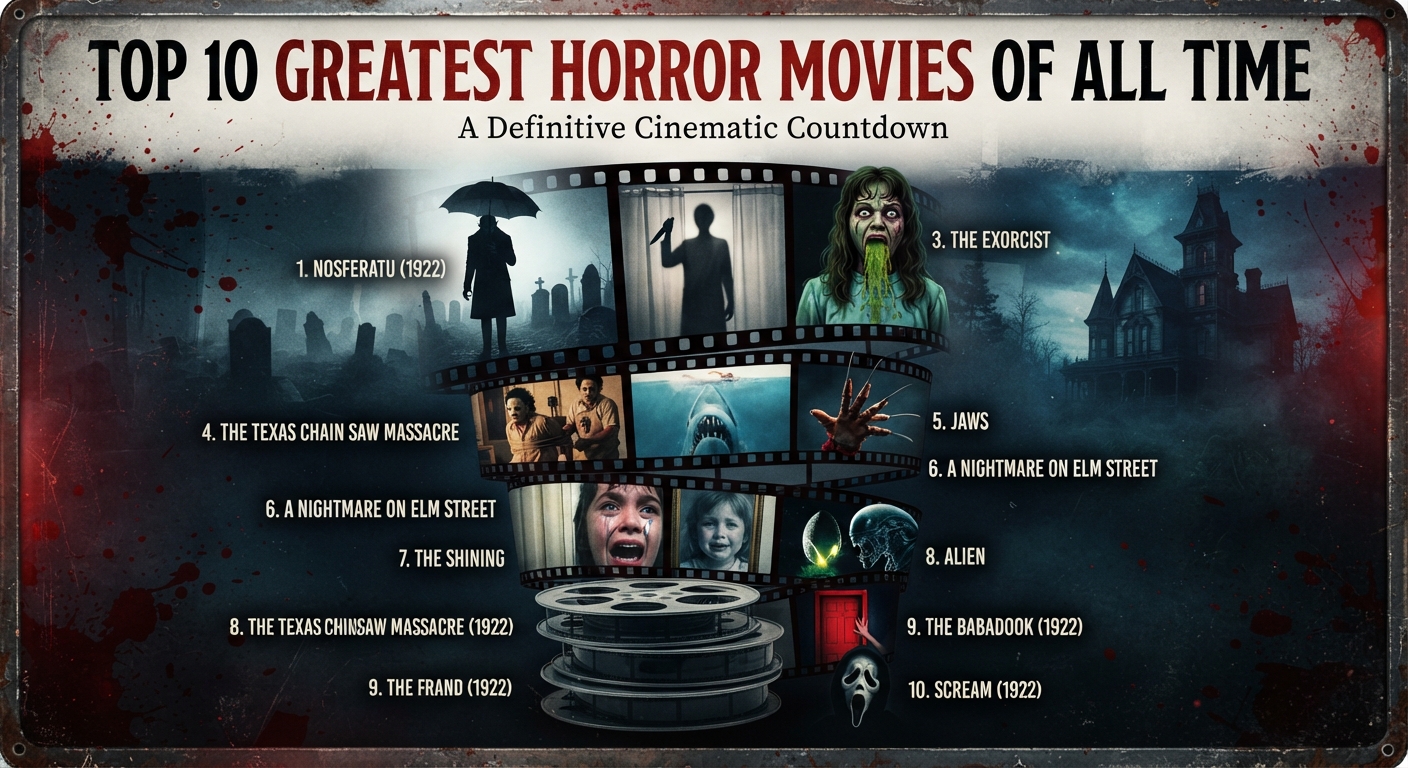 Top 10 Greatest Horror Movies of All Time
