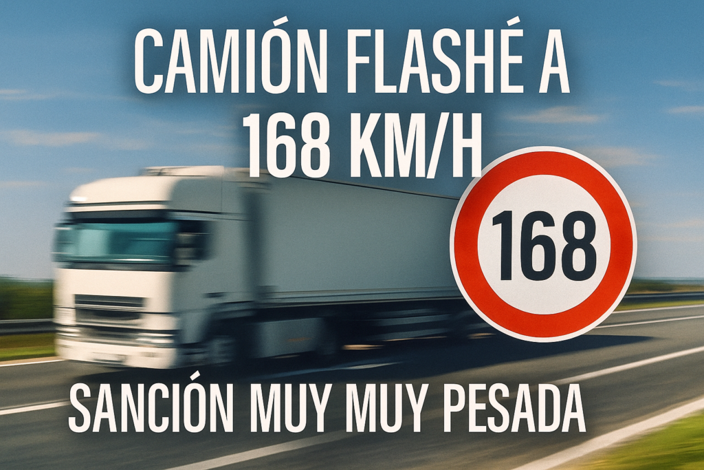 Truck Caught Speeding at 168 kmh in Spain Faces Heavy Penalty