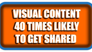 Visual content is 40 times more likely to get shared, How to win