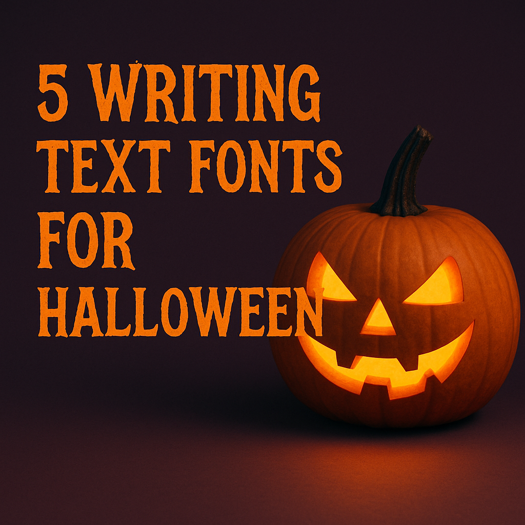 Writing Text Fonts Perfect for Halloween