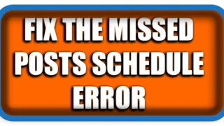 How To Fix the Missed Posts Schedule Error Pro Mode