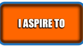I Haven’t Spoken on Stage Yet But I Aspire To