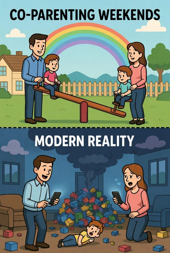 Two Cities Away, a Different Reality
